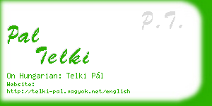 pal telki business card