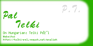 pal telki business card